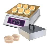Commercial Soufflé Pancake Maker, Double-Head Design, for Restaurants Bakeries Dessert Shops, Professional Baking