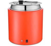 Commercial Soup Kettle Warmer, 10L Stainless Steel Catering Soup Warmer, Adjustable Temperature 35-85°C for Events and Restaurants