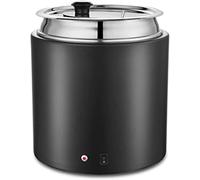 Commercial Soup Kettle Warmer, 10L Stainless Steel Catering Soup Warmer, Adjustable Temperature 35-85°C for Events and Restaurants