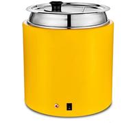 Commercial Soup Kettle Warmer, 10L Stainless Steel Catering Soup Warmer, Adjustable Temperature 35-85°C for Events and Restaurants