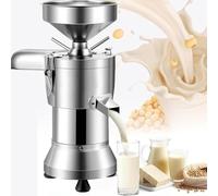 Commercial Soy Milk Maker 1100W Automatic Nut Milk Processor Stainless Steel with Slag Separator 25KG/H for Restaurants and Cafes