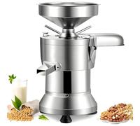 Commercial Soy Milk Maker, Large Stainless Steel Automatic Nut Milk Maker for Soymilk and Tofu Production, Efficient High-Capacity Machine for Restaurant Use