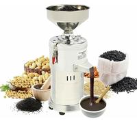 Commercial Soy Milk Maker,Peanut Butter Maker Machine, Nut Butter Machine,Electric Grain Grinder Sesame Sauce,15kg/h Output