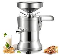 Commercial Soybean Milk Maker, Stainless Steel Nut Milk Machine, Efficient Automatic Soymilk & Tofu Maker, 25KG/H for Restaurants and Food Business