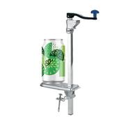 Commercial Stainless Steel Can Opener Heavy Duty Manual Bench Top Tool for Big Tall Cans in Restaurants & Hotels Silver 48cm/18.5in