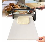 Commercial Stainless Steel Dough Roller Machine Adjustable Thickness Sheeter for Pizza Fudge Crust & Pastry - Ideal for Restaurant & Home Baking