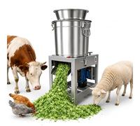 Commercial Stainless Steel Electric Vegetable Chopper, Multifunctional Adjustable Coarseness Vegetable Processor, High-Capacity Shredder for Chicken, Duck, Cattle, Sheep, Farm & Livestock Use 3500W