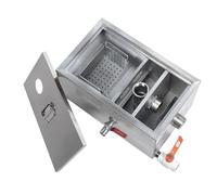 Commercial Stainless Steel Grease Trap - Detachable Design for Restaurant Kitchen Wastewater Management