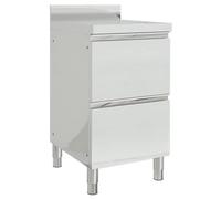 Commercial Stainless Steel Kitchen Cabinets with Adjustable Feet, Upstand, Ideal for Catering Supplies, Restaurant, Catering, Hotel, Commercial Kitchen, Canteen, Professional Equipment