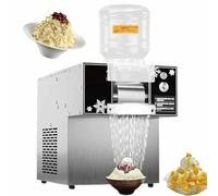 Commercial Stainless Steel Snow Cone Maker, Adjustable Speed for Perfect Shaved Ice, Ideal for Restaurants, Ice Cream Shops, and Food Trucks