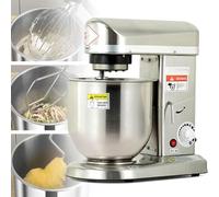 Commercial Stand Mixer - Electric Kitchen Mixer with 3 Speeds, 5L Capacity, Ideal for Baking, Pizzeria and Cake Preparation