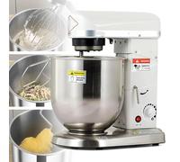 Commercial Stand Mixer - Multi-Function Kitchen Appliance with 3 Speeds, Tilt-Head Design, Stainless Steel Bowl & Attachments for Baking & Cooking