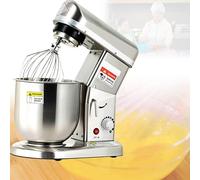 Commercial Stand Mixer - Multi-Function Kitchen Appliance with 3 Speeds, Tilt-Head, Stainless Steel Bowl & Attachments for Baking & Cooking