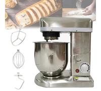 Commercial Stand Mixer with 3-Speed Tilt-Head, Includes Dough Hook, Flat Beater, Whisk for Efficient Baking, Cooking, and Dough Preparation