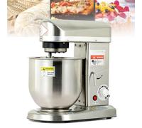 Commercial Stand Mixer with Stainless Steel Bowl, Heavy Duty Electric Mixer with Adjustable Speeds, Ideal for Bakeries and Pizzerias