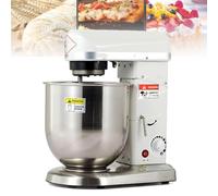 Commercial Stand Mixer with Stainless Steel Bowl, Heavy Duty Electric Mixer with Adjustable Speeds, Ideal for Bakeries and Pizzerias