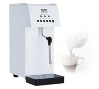 Commercial Steam Milk Frother 2500W - 6L Automatic Milk Steamer with Thermostatic Control & 360° Rotating Steam Wand for Lattes, Cappuccinos, and Bubble Tea