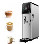 Commercial Steam Milk Frother Machine, 50L/H Electric Frothing Machine, 12L Capacity, 2500W Automatic with LCD Display