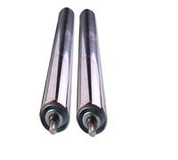 Commercial Steel Conveyor Rollers - 2 Replacement Rollers 25mm to 60mm Diameter Heavy-Duty Galvanized Tube for Optimal Material Handling & Transport Solutions.