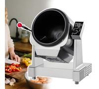 Commercial Stir-Fry Machine, 1.5L Stainless Steel Automatic Wok Cooker, Digital Control Panel, Drum Type Food Processor, Ideal for Commercial Use