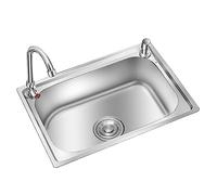 Commercial Stless Steel Undermount Kitchen Sink Single Bowl Utility Sink with Dr for Restaurants Workshops & WarehousesDurable HeavyDuty Design