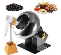 Commercial Sugar Candy Tablet Coating Machine- Electric Minil Polishing Machine Pellets Coater with Hot Air Blower