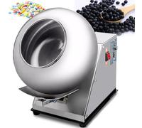 Commercial Sugar Coating Machine - Electric Candy & Chocolate Coater for Peanuts, Nuts, and Sugar Balls, 3-6 kg/H Polishing Machine