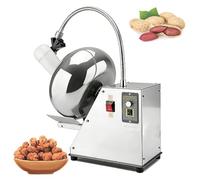 Commercial Sugar Coating Machine with Blower,3-6kg/H, Speed Adjustable, Stainless Steel,Ideal for Chocolate Shops, Bakeries, and Food Stores