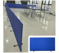 Commercial Table Tennis Enclosure, Portable Ping Pong Baffle & Surround Block for Quicker and Easier Pick up Balls, Modular Panel System