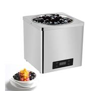 Commercial Tapioca Pearl Cooker, 30-100℃ Food Warmer Machine for Bakery, 3L Capacity Pearl Pot, Efficient Heating for Perfectly Warmed Tapioca Pearls