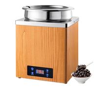 Commercial Tapioca Pearl Warmer, 3L/7L Automatic Bubble Tea Pearl Cooker with Touch Panel, 30-100°C Temperature Control, Stainless Steel Pearls Pot for Bakery, Dessert Shop B 7L