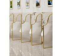 Commercial Tempered Glass Urinal Partition, Privacy Screen Toilet Divider, Mens Public Restroom Wall Mounted Toilet Accessories