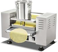 Commercial Thousand Layer Egg Skin Maker, Automatic Crepe Machine for Spring Rolls, Pancakes & Wraps, Adjustable 0.4-1.2mm Thickness, 200-300pcs/H for Commercial Use 8in