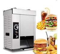 Commercial Toaster Oven, 2000W Commercial Electric Hamburger Maker, Automatic Bread Maker, 0-3 Minute Timer, 50-300℃ Adjustable Temperature