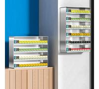 Commercial Tobacco Display Rack - Wall Mounted Cigarette Holder for Retail Stores & Convenience Shops, Countertop Vapes Cabinet