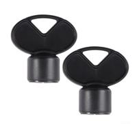 Commercial Toilet Paper Dispenser Key 2pcs - Heavy Duty Plastic for access Tool for Hotel Restaurant Restrooms - Fit 30mm