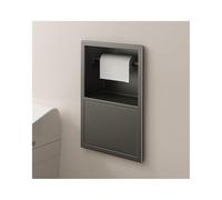 Commercial toilet paper dispenser,Stainless Steel Recessed Paper Towel Dispenser & Toilet Paper Holder - Modern Embedded Design for Bathroom, Kitchen, Home, Hotel & Restaurant Storage Soluti