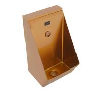 Commercial Touchless Automatic Sensor Urinal, Stainless Steel Flush Valve, Wall Mounted Washout Urinal for Bathroom Hotel Mall Airport Toilet