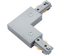 Commercial Track Light L Corner Connector - 107mm x 107mm - Silver