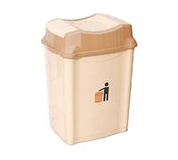 Commercial Trash Can with Flip Lid Plastic Waste Bin for Kitchen & Bathroom Indoor/Outdoor Use Removable Design Available in 6/12/20/30/50/80L (50L Grey)