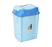 Commercial Trash Can with Swing Lid, Removable Plastic Bin for Kitchen, Indoor/Outdoor Use, 80L Capacity, Blue, Perfect for Restaurants, Offices, and Events