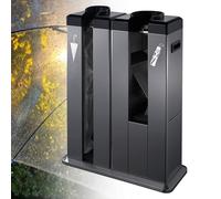 Commercial Umbrella Stand - Automatic Double Slot Wet Umbrella Bag Wrapper with 200 Bags, Efficient Packing Machine to Keep Ground Dry