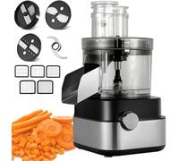 Commercial Vegetable Chopper, Electric Onion Shredder and Potato Slicer, 5 in 1 Veggie Processor, Automatic Dicer and Slicer for Home and Business