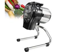 Commercial Vegetable Chopper, Electric Slicer with Adjustable Thickness 1-5mm, Multi-Hole Feed Mask, Removable for Easy Cleaning, Ideal for Home and Business Use