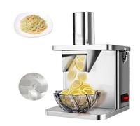 Commercial Vegetable Chopper - Multifunction Electric Dicer and Slicer with 5 Dicing Blades and 1 Slicing Blade for Restaurants and Home Kitchens