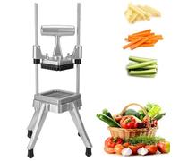 Commercial Vegetable Chopper, Stainless Steel Vegetable Dicer with 1/4"(3/8" or 1/2") Replacement Blades, French Fry Cutter for Potatoes Tomato Peppers 1/4"+3 * 8"+1/2"