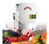 Commercial Vegetable Cutter, Heavy Duty Electric Slicer, Adjustable Thickness 1.5-35 mm, Ideal for Onions, Peppers, Potatoes, Mushrooms