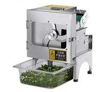 Commercial Vegetable Cutter, Stainless Steel Heavy Duty Electric Slicer, High Capacity for Green Onions, Peppers, Potatoes, Mushrooms