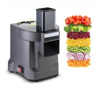 Commercial Vegetable Dicer, 2.5Mm/0.1-inch Thickness Electric Fruit & Vegetable Slicing Tool with Three Blades, Suitable for Lettuce, Onions, Potatoes, Tomatoes
