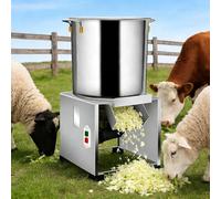 Commercial Vegetable Food Chopper - 304 Stainless Steel, 4 Blades, 2800r/min, Poultry Feed Crusher and Shredder, Farm Equipment for Chicken and Livestock Feed